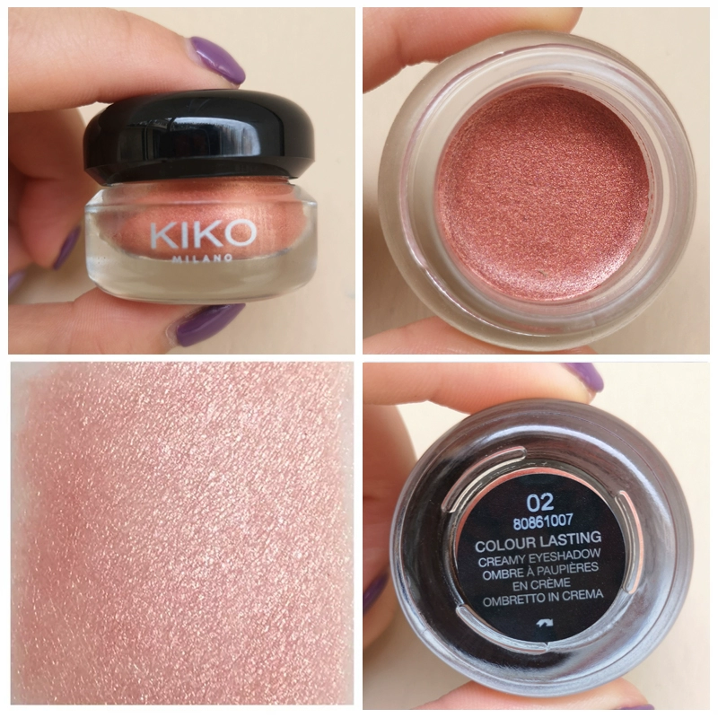 Kiko mousse phấn mắt màu kem kéo dài lâu không thấm nước kim loại cô gái ngọc trai - Bóng mắt