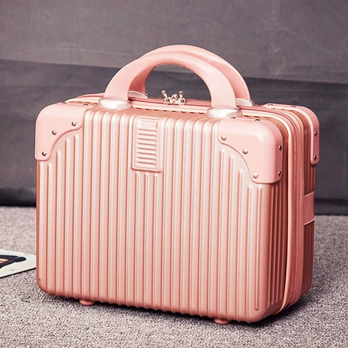 Ретро маленькая портативная коробка для путешествий, косметичка, чемодан, 14 дюймов