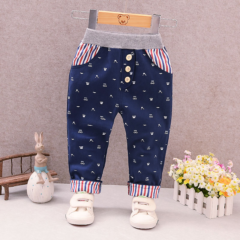 Boy 2 nam kho báu 4 cộng với nhung quần âu 5 ấm 6 mặc bên ngoài quần bé dày lên 1-3 tuổi mùa đông wearth quần nhung mùa đông.