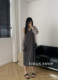 Cupra silk slimming U-neck paper man vest dress for women summer loose and drapey lazy skirt long casual dress inner dress