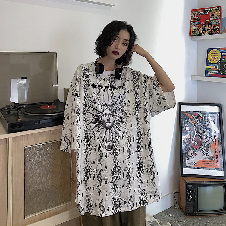 Ultra Fire Short Sleeve T Shirt Woman Loose 2020 Summer clothes Korean version of the street T-Shirts students Half sleeves Trampoline Blouse