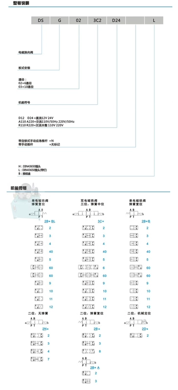 DSG-02-3C4-DL Van điện từ thủy lực DSG-02-3C4-LW các loại van thủy lực khí nén bộ chia lưu lượng thủy lực