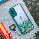 Huawei, honor, матовый чехол для телефона, защитный чехол для влюбленных подходит для мужчин и женщин, силикагелевое кольцо, ремешок, x10, китайский стиль, популярно в интернете, x10, x10, защита при падении