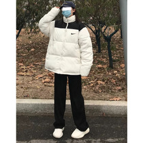 Suit pants womens 2021 loose black slim straight casual Joker autumn and winter wide leg pants high waisted trousers