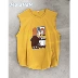 Mùa hè không tay áo thun nam in triều thương hiệu cá tính nam xu hướng hip hop gió lỏng áo vest thể thao - Áo vest cotton áo ba lỗ nam tập gym Áo vest cotton