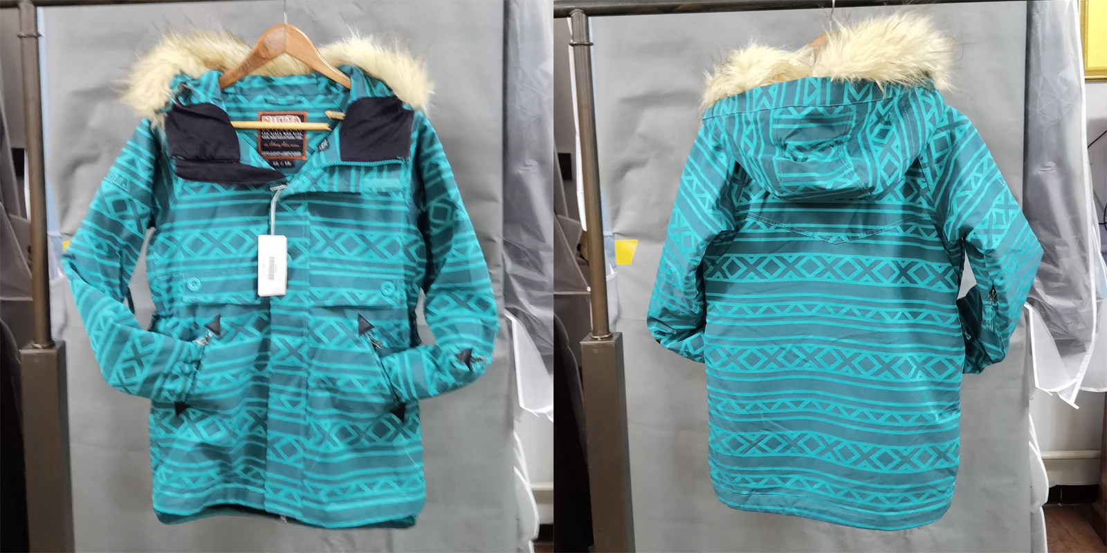 US imported female outdoor ski clothes, double board ski clothes, waterproof, windproof and warm cold snow suit