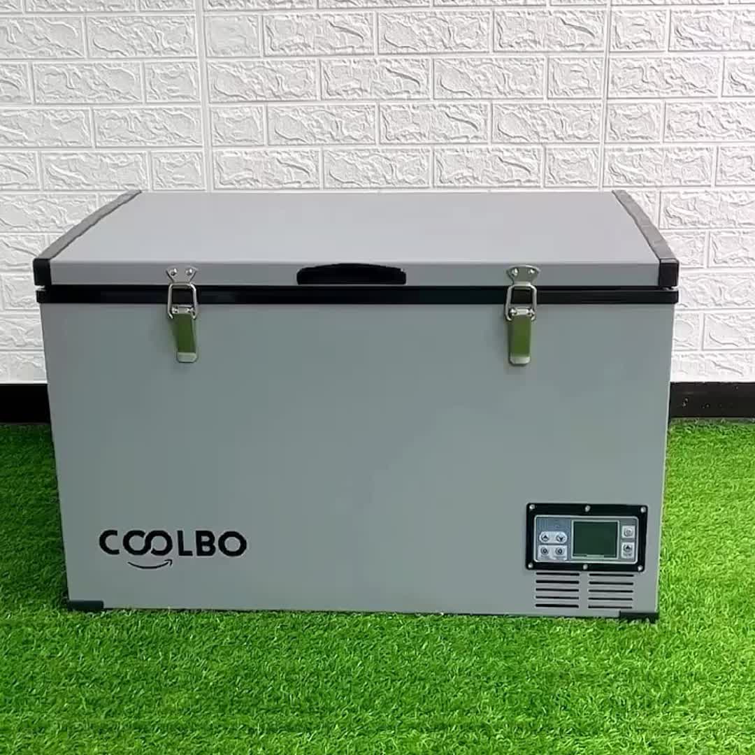 Portable Dc Fridge Freezer Dual Refrigerator Stainless