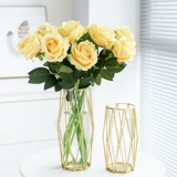 Северная легкая роскошная стеклянная ваза симуляция цветочный орнамент гостиная розовая фальшивая фальшивое обеденное стол