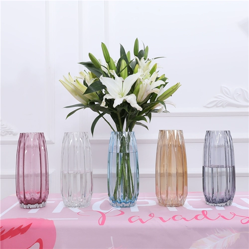 Европейская стиль стеклянная прозрачная ваза