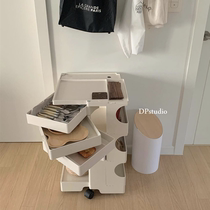 Small cart containing cabinet net red bed head cabinet Home Living room Ins wind removable Cosmetics snacks lockers