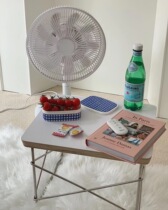 DPstudio Imus middle ancient wind square tea table small room side several Bauhaus style solid wood multilayer