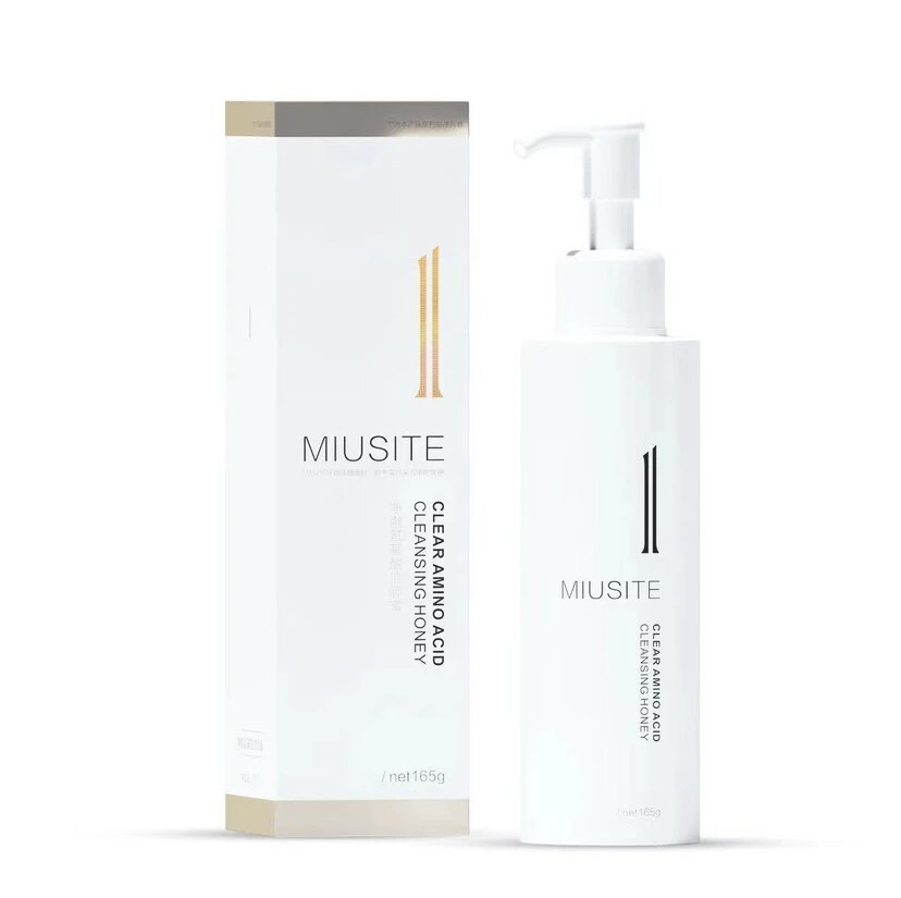 MIUSITE净澈氨基酸洁颜蜜温和深层清洁毛孔洁面乳卸妆控油洗面奶评价