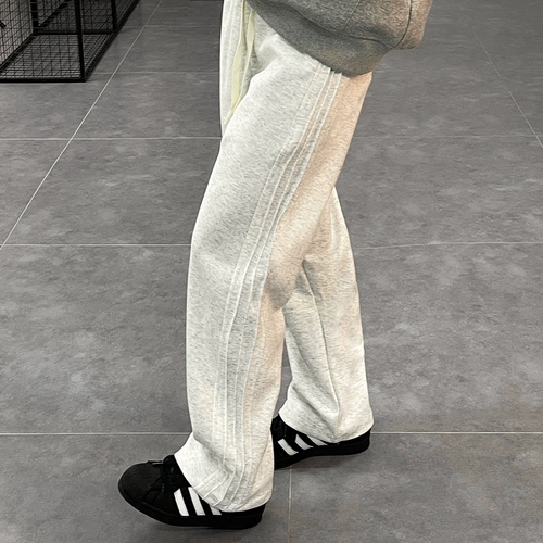 Спортивные мужские тонкие летние штаны для отдыха, в американском стиле, свободный прямой крой