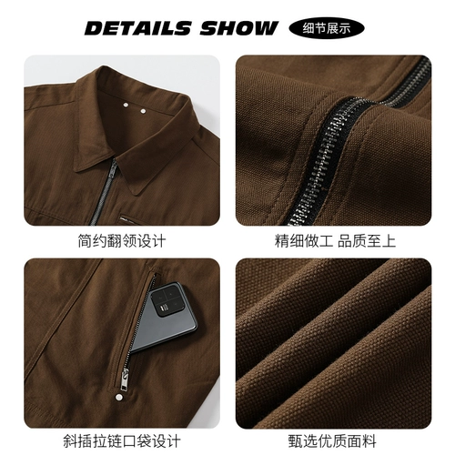 Мужская летняя джинсовая весенняя куртка, в американском стиле