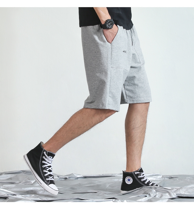 Quần short thể thao nam size lớn 5 quần rộng quần âu đi biển quần mùa hè Phiên bản Hàn Quốc của xu hướng quần nam rộng - Quần thể thao quần thể thao nữ dài