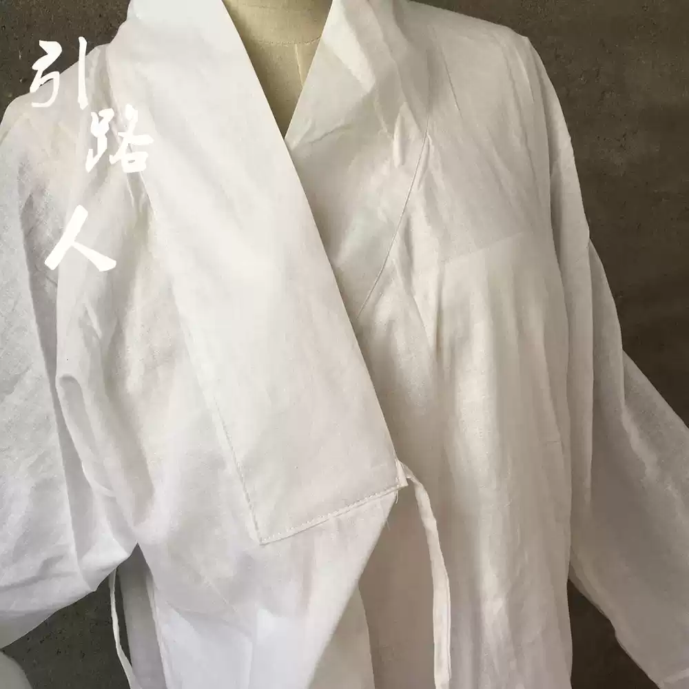 披麻戴孝男女麻衣大褂白事孝服可水洗耐穿著