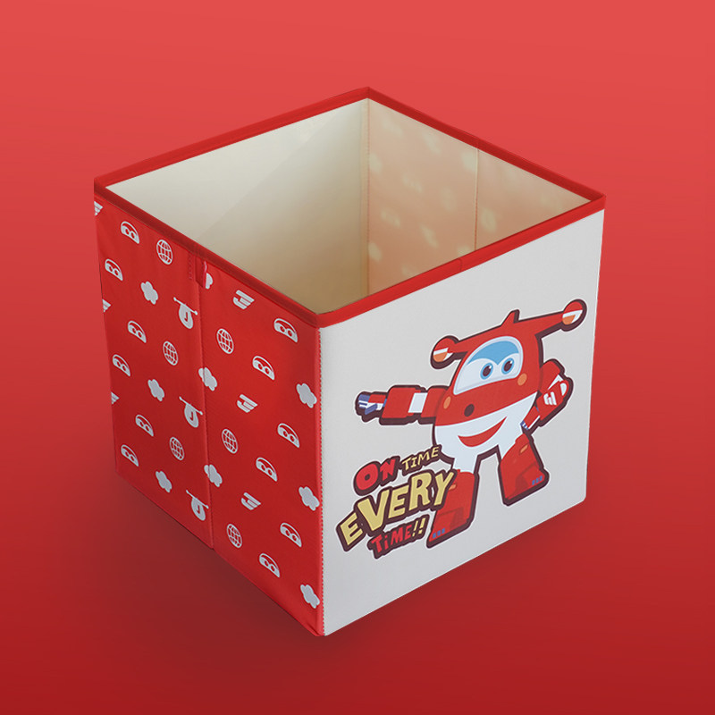 Fire Totem Toy Containing Box Super Fly-Man Joint Children Home Foldable Containing Box Lockers Finishing Box-Taobao