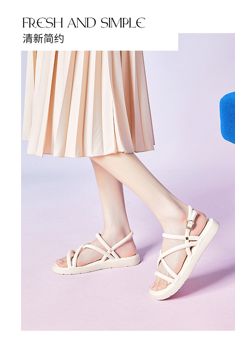 Ремень, летние модные сандалии, простой и элегантный дизайн, тонкий ремешок dusto / Big East 