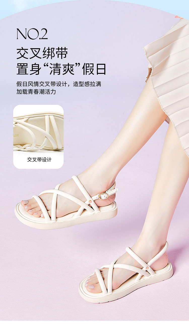 Ремень, летние модные сандалии, простой и элегантный дизайн, тонкий ремешок dusto / Big East 