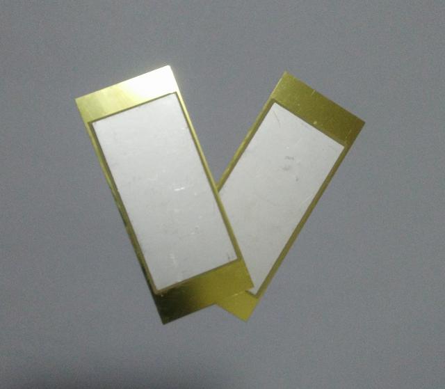 Parallel type Dual crystal piezoelectric sheet Ceramic wafer Power generation wafer Piezoic wafer 80mmx33mmx0.6