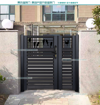 Eurostyle Iron Art Gate Villa Door Outdoor Anti Rust Iron Gate Courtyard Door Entrance Door door Single Double Open door