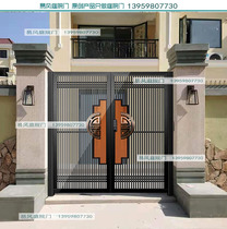 Simple Day Style Patio Door Villa Courtyard Gate Mother-son Door Single Door Open Door Translation Door Compound Sub Gate