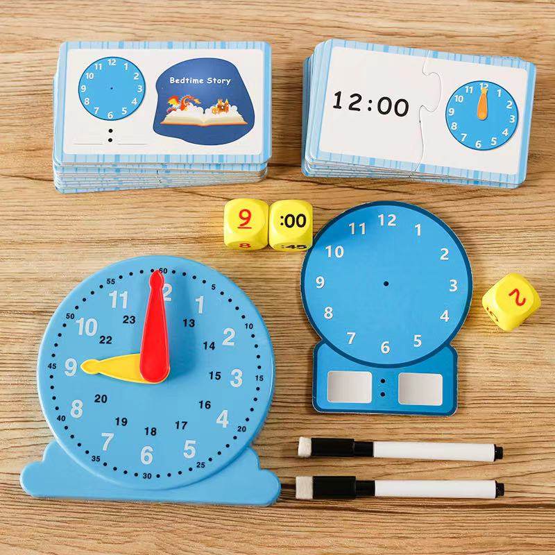 Time Understanding Desktop Game Clock Model Teaching Ads Thinking Mainland telling time Learning Kit