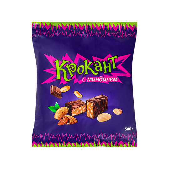 Kdv Russischer lila Zucker in großen Mengen, Hochzeitssüßigkeiten, Schokoladengeschmack, Nusssandwich, importierte Süßigkeiten-Snacks