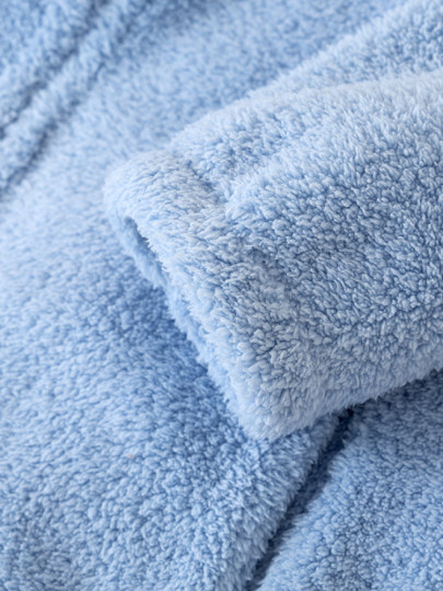 Pajamas men's coral velvet casual style lambswool jacket stand collar zipper polar fleece warm large size home top