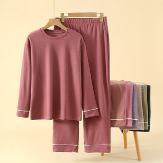 Women's Winter Pajamas with Brushed Fleece, Thickened for Warmth, Casual and Warm, Suitable for Spring, Autumn, and Winter, Women's Thin Fleece Loungewear Set