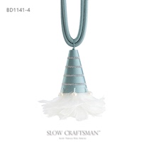 SLOW CRAFTSMAN EXIT EUROPE NORA SERIES OF FEATHER FLUO Curtain Yarn Curtain Strap Short big ears