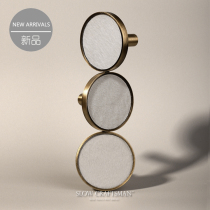 SLOW CRAFTSMAN export Europe ins Wind light luxury white horse hair coat hook curtain strap small wall hook