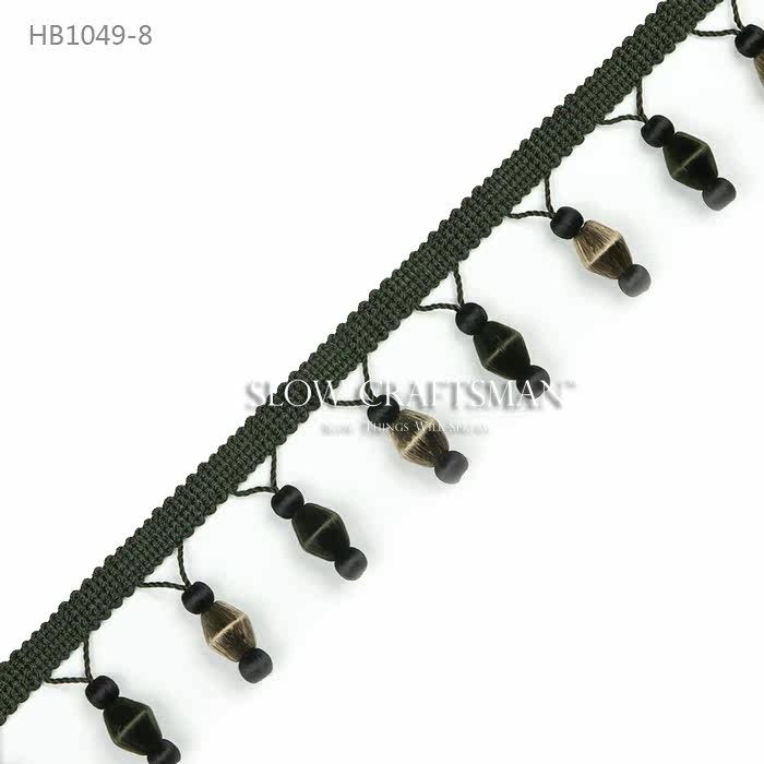 Кружевная кайма slow craftsman出口欧洲高端初南系列 窗帘抱枕家具简约流苏花边