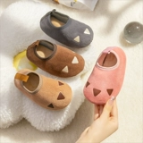 Флисовые детские нескользящие демисезонные туфли для мальчиков