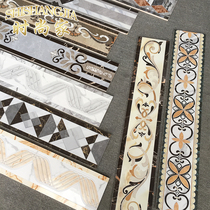 Nordic gray waveguide line tile living room wave line tile porch crossing line 150X800 mosaic line