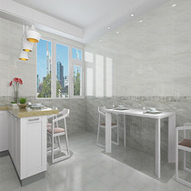 Path high gray tile kitchen toilet wall tile Nordic bathroom toilet balcony non-slip floor tiles 300x600