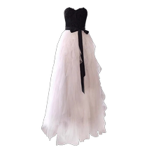 Engagement dress high-end light luxury niche outing party light wedding dress dressing gown female bride one-shoulder tube top dress