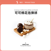 Whale chocolate bubble bomb cotton candy hot chocolate cocoa ball chocolate ball Net red gift for boyfriend