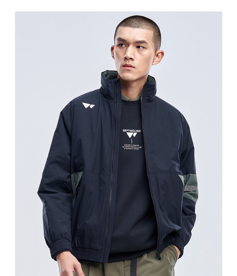 七匹狼 2020年秋冬新品 男短款棉服外套 填充美国杜邦棉 图35