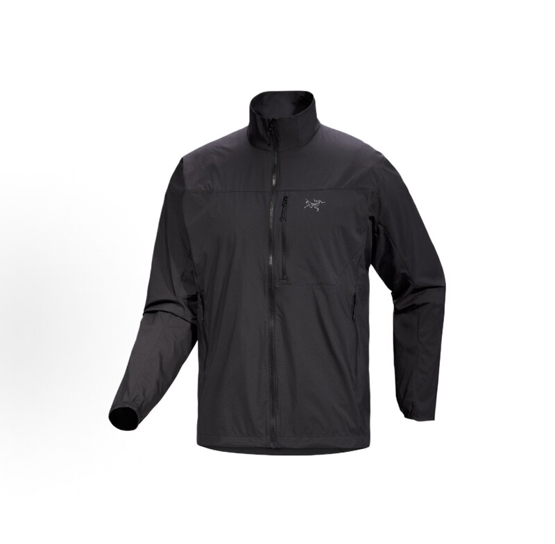 Authentic In-Stock Arc'Teryx Squamish Jacket Lightweight Breathable Windproof and Water-Resistant Stand-Up Collar Windshell Jacket for Men Authentic In-Stock Arc'Teryx Squamish Jacket Lightweight Breathable Windproof and Water-Resistant Stand-Up Collar Windshell Jacket for Men