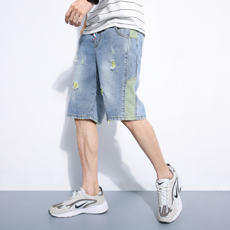 2020 Summer Men Pants New Denim Shorts Men Pants Fashion Pants Fashion 100 Hitch 50% Pants Big Size 60% Pants