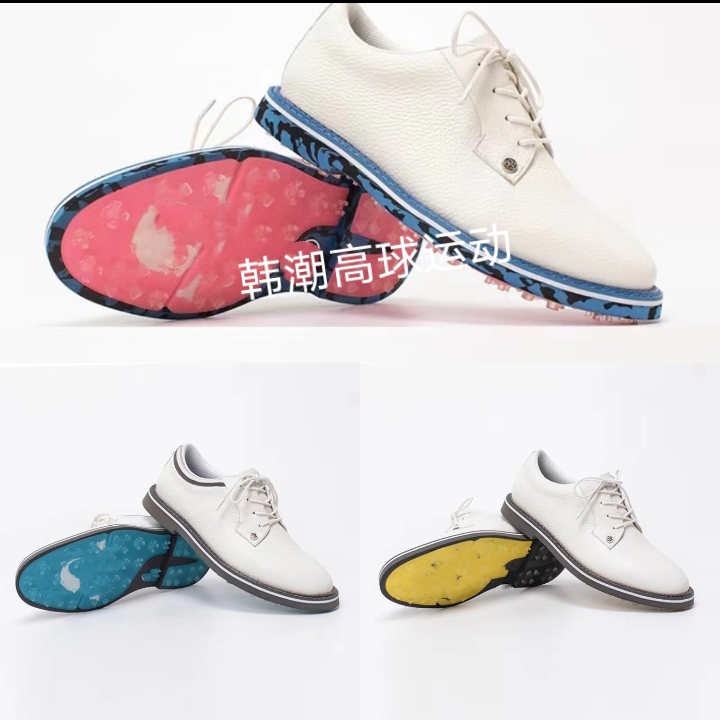 Fashion G4 Golf Shoes Men's Waterproof Non-Slip Sports Casual Leather Men's Golf Shoes Practice Shoes