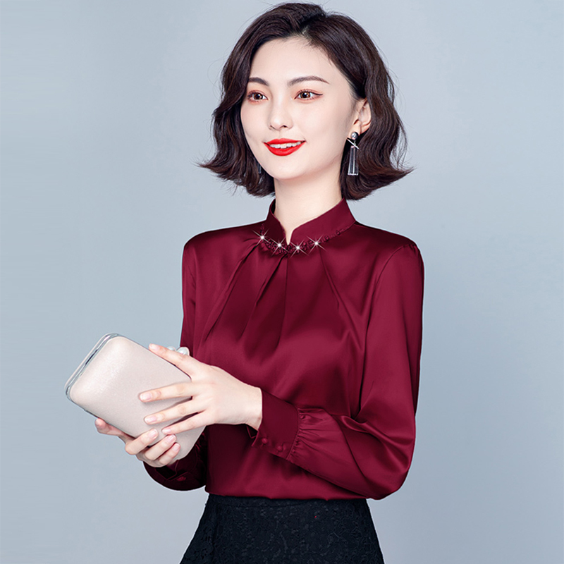 Chiffon Shirt for Women, Early Spring and Autumn 2026 New Long-Sleeved Top, Fashionable Autumn and Winter European Style Blouse, Trendy Shirt