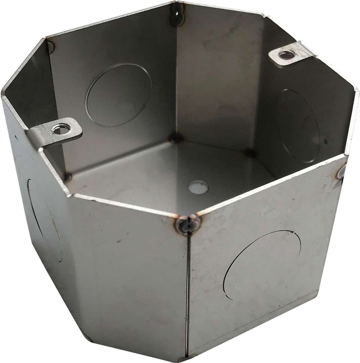 Type 86 304 stainless steel anise lamp holder case pre-buried dark case wiring bottom case switch socket concealed wire box