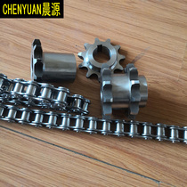 Customized stainless steel sprocket industrial drive sprocket conveyor single and double row 08B10A high temperature resistant double pitch gear