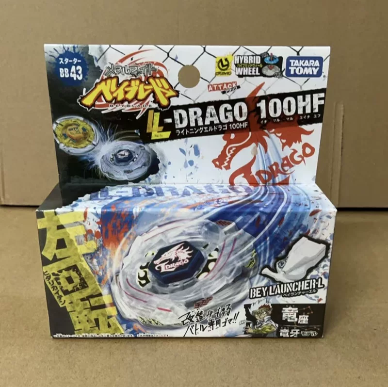 Такэра Томи Beyblade Explosive Beyblade Iron Spirit bb43 Demon Dragon Reprint