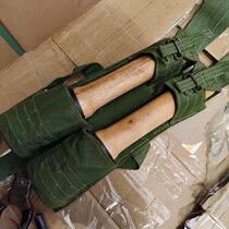 Stock Old Stock 60s Two Bin Canvas Tool Bag Model Tactical Backpack Army Meme Collection Early Inclined Cross Bin Bag