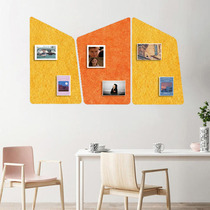Profiled Composition Office Cultural Wall Publicity Bulletin Board Felt Display Board Soft Wood Board Photo Wall Sticker message board