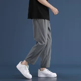 Мужские быстросохнущие летние тонкие трендовые штаны, размер, свободный крой