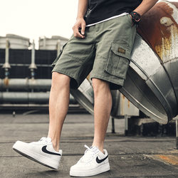 Japanese style Yu Wenle parka shorts Men Trendy Plus size Loose Summer 2025 New arrival Half Length Casual Pants